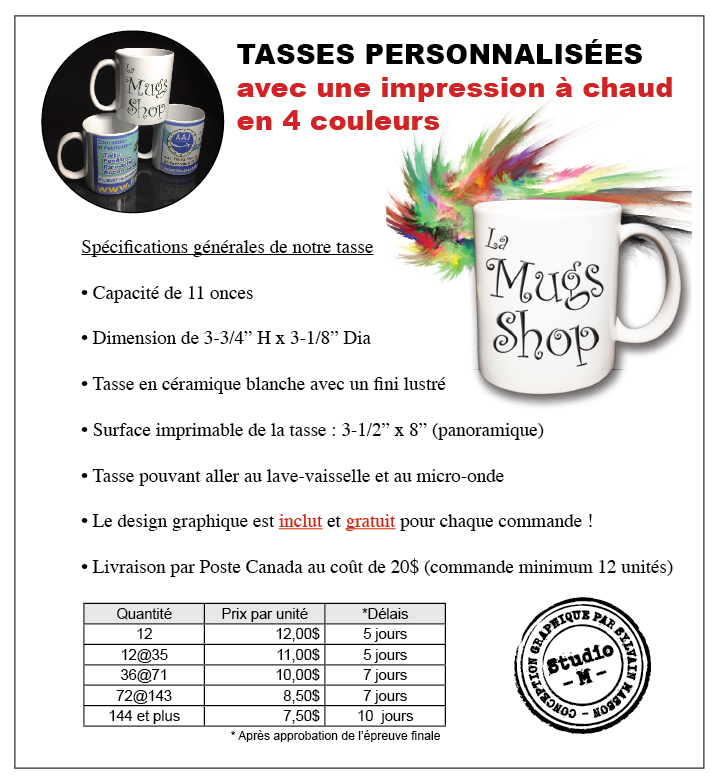 tasse mugs pricing